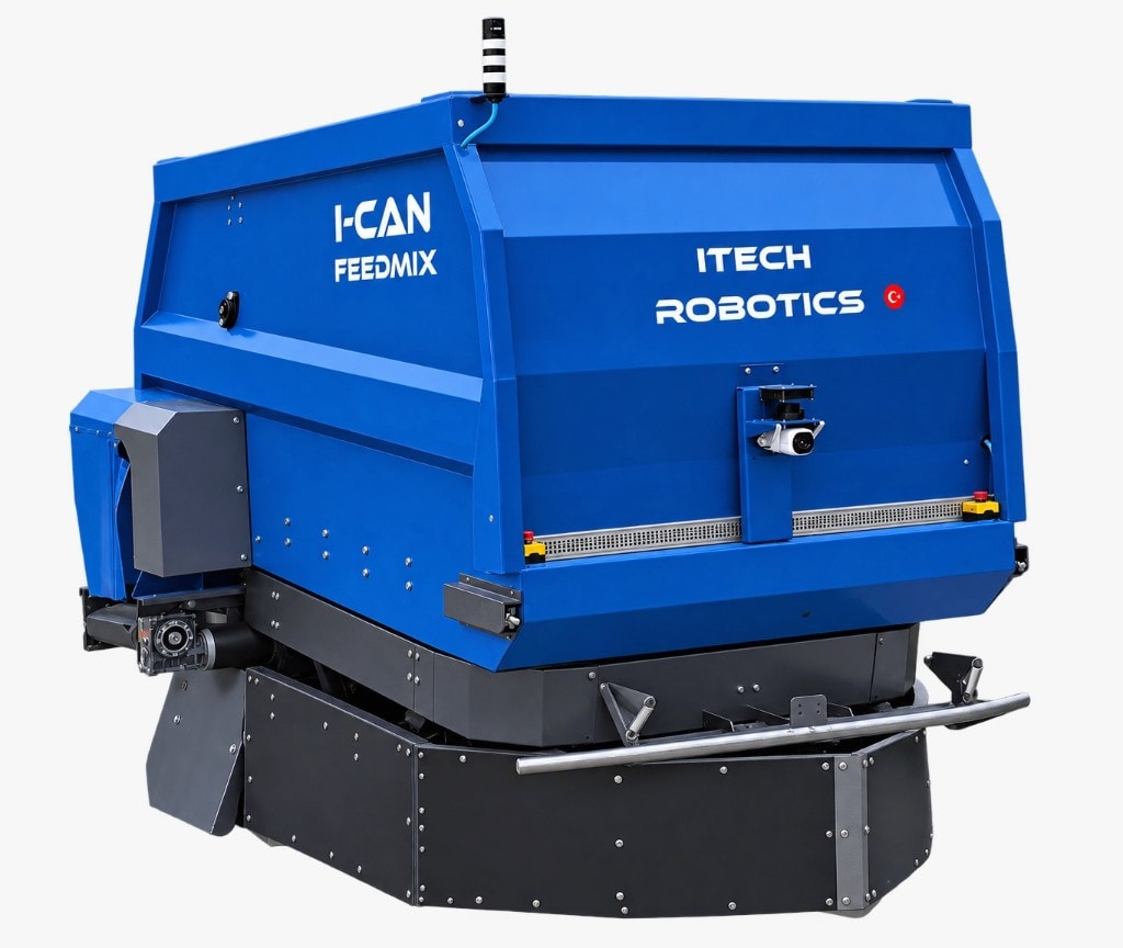Otonom Elektrikli Yem Karma ve Dağıtma Robotu